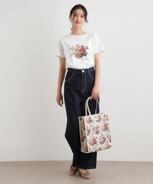 LAURA ASHLEY（ローラアシュレイ） トートバッグ エレンボロー ローズ