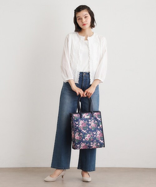 LAURA ASHLEY（ローラアシュレイ） トートバッグ エレンボロー ローズ