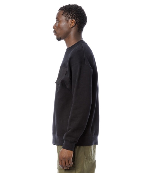 「Sandinista」 スウェットカットソー LARGE ブラック メンズ_画像2