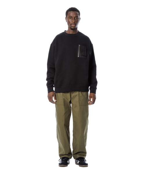 「Sandinista」 スウェットカットソー LARGE ブラック メンズ_画像6