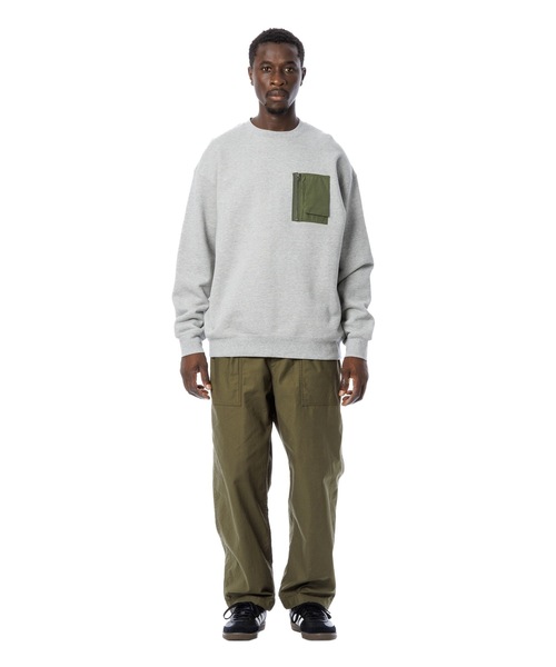 「Sandinista」 スウェットカットソー LARGE ブラック メンズ_画像9