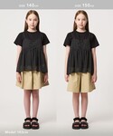 tシャツ ドット シフォン キャミソール Tシ...の詳細画像3