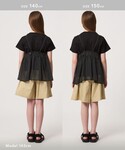 tシャツ ドット シフォン キャミソール Tシ...の詳細画像5
