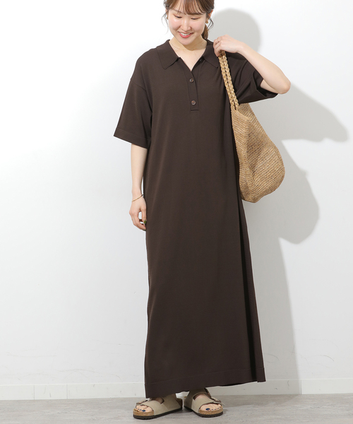 JOURNAL STANDARD relume 接触冷感UVポロワンピ JOURNAL STANDARD relume（ジャーナルスタンダード レリューム