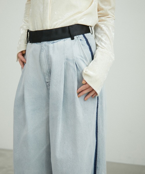 ADAM ET ROPE'（アダムエロペ） デニムパンツ 38 サックスブルー