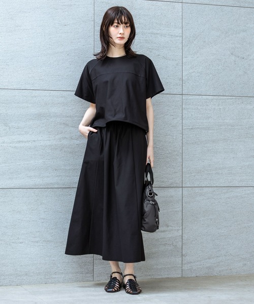 LAKOLE（ラコレ） ロング スカート 「接触冷感」カットドロスト