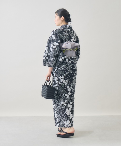 浴衣 「kuros’オリジナル」こだわり浴衣 秋草柄 日本製  国内染色 レディースの画像