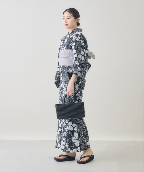 浴衣 「kuros’オリジナル」こだわり浴衣 秋草柄 日本製  国内染色 レディースの画像