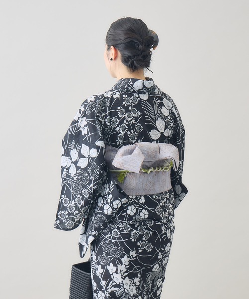 浴衣 「kuros’オリジナル」こだわり浴衣 秋草柄 日本製  国内染色 レディースの画像