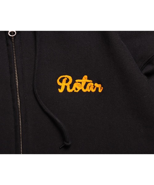 「ROTAR」 ジップアップパーカー X-LARGE アッシュグレー メンズ_画像8