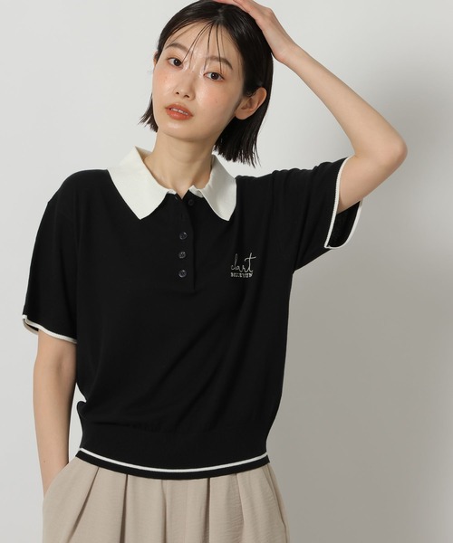 LAKOLE（ラコレ） ポロシャツ ポロ 14ゲージポロニット半袖 / 673903