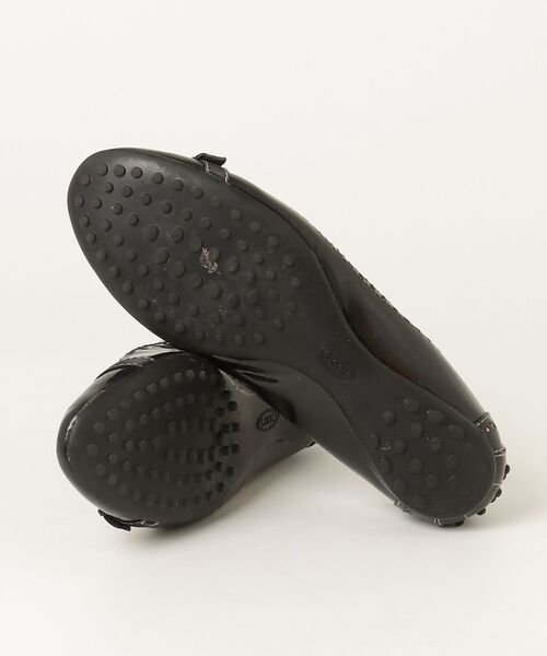 TOD'S（トッズ） フラットパンプス - ブラック レディース : ZOZOTOWN