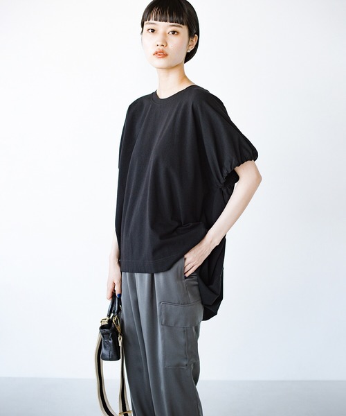 「haco!」 半袖カットソー LARGE ライム レディース_画像6
