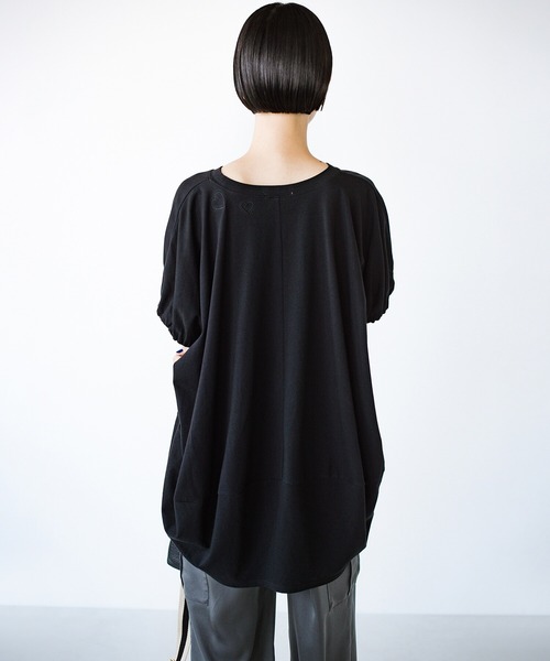 「haco!」 半袖カットソー LARGE ライム レディース_画像7
