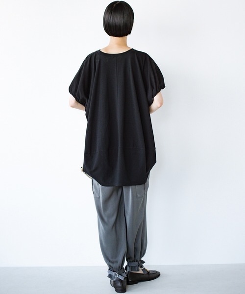 「haco!」 半袖カットソー LARGE ライム レディース_画像9