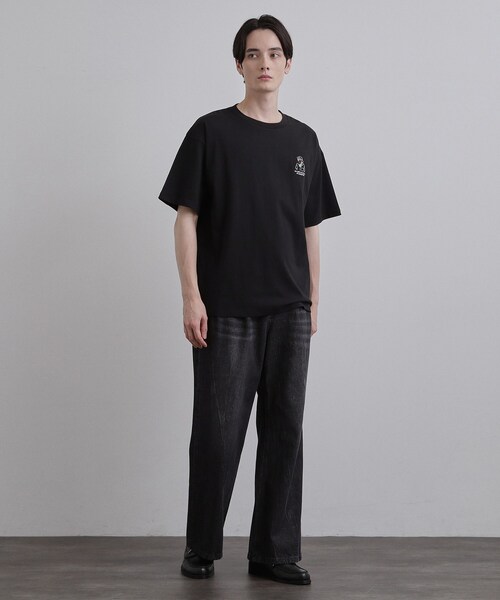 tk.TAKEO KIKUCHI（ティーケータケオキクチ） tシャツ ひげオジワン