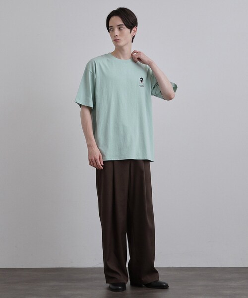 tk.TAKEO KIKUCHI（ティーケータケオキクチ） tシャツ ひげオジワン