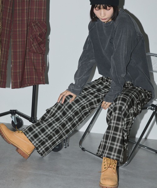 「Anchor Smith」 カーゴパンツ L ブラック レディース_画像3