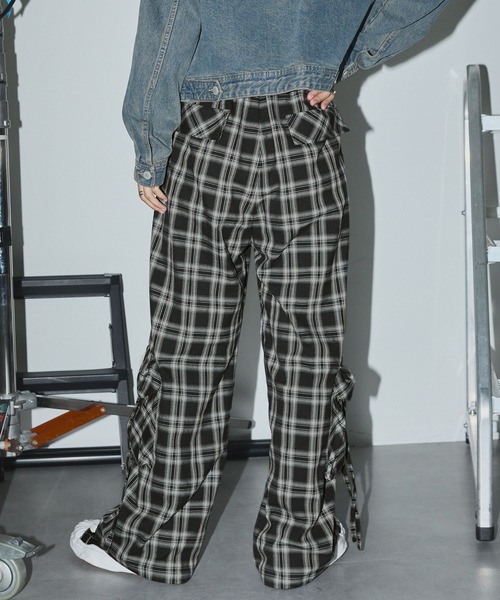 「Anchor Smith」 カーゴパンツ L ブラック レディース_画像6