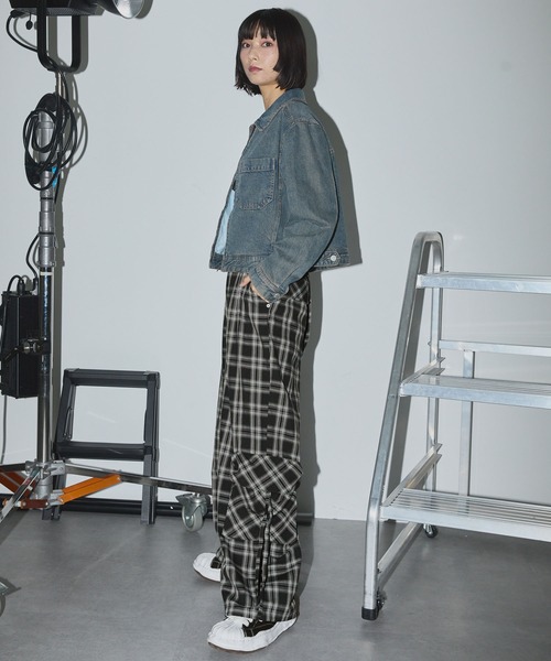 「Anchor Smith」 カーゴパンツ L ブラック レディース_画像8