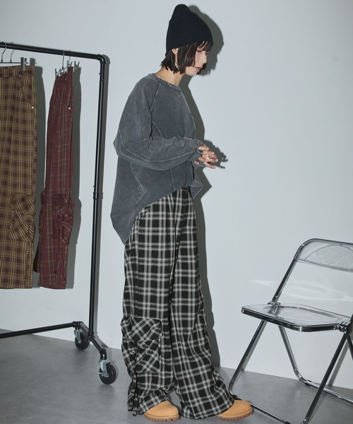 「Anchor Smith」 カーゴパンツ L ブラック レディース_画像9