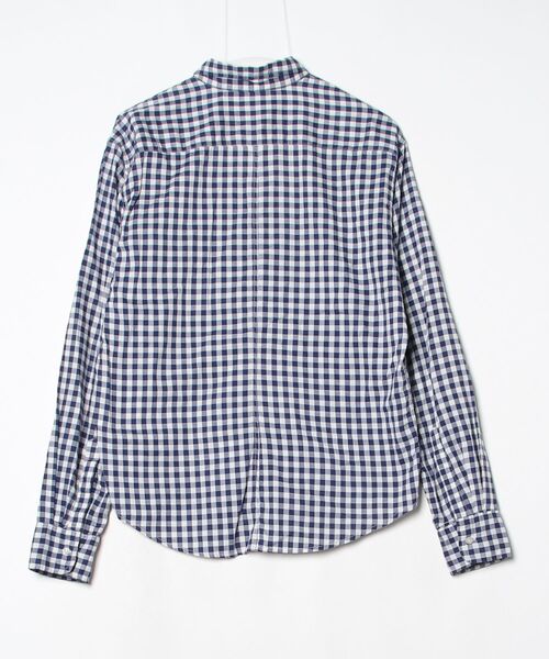 「Frank&Eileen」 チェック柄長袖シャツ X-SMALL ブルー メンズ_画像2