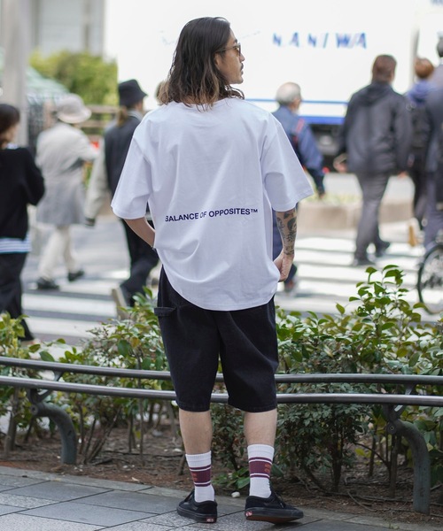 「RVCA」 半袖Tシャツ SMALL グレー系その他 メンズ_画像5
