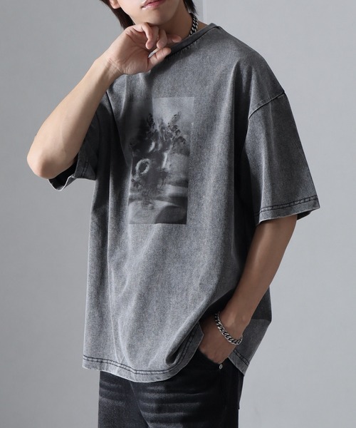 「welise」 半袖Tシャツ S ブラック系その他 メンズ_画像9