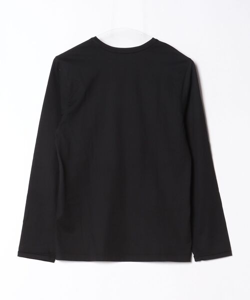 「ATON」 長袖Tシャツ 1 ブラック メンズ_画像2