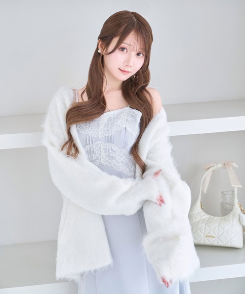 Rose Muse（ロゼミューズ） カーディガン Shaggy oversized cardigan