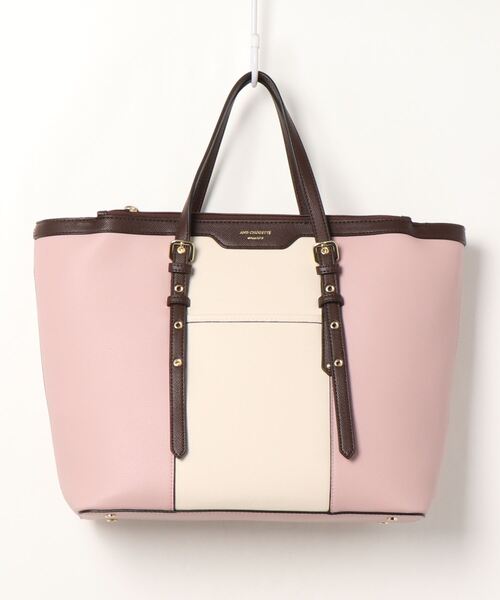 &chouetteレディースバック新品 & chouette（アンドシュエット） トートバッグ バイカラーベルト