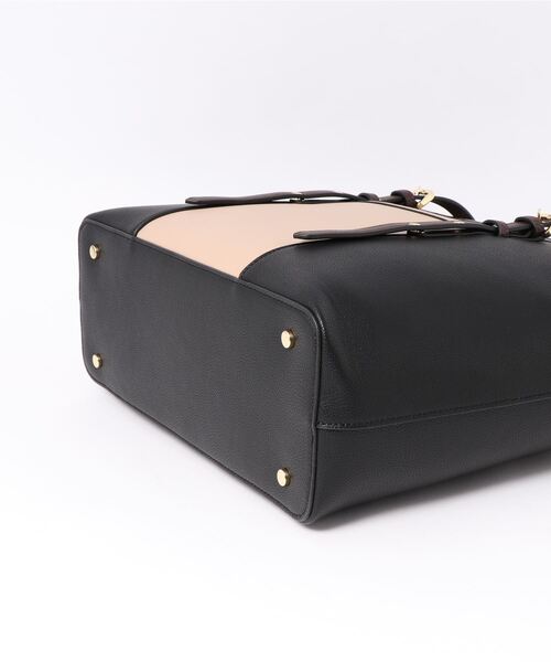 & chouette（アンドシュエット） トートバッグ バイカラーベルト