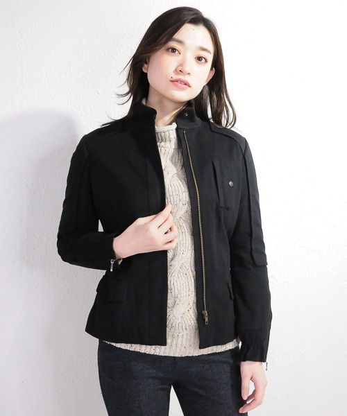 ジャケット ライダースジャケット ファインテクノスエードzipスタンドカラージャケット Zozotown Paypayモール店 通販 Paypayモール