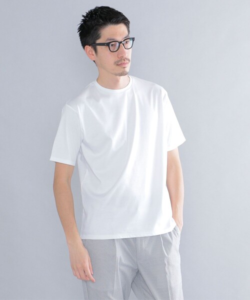 SHIPS（シップス） tシャツ SHIPS: ALBINI クルーネック 無地 Tシャツ