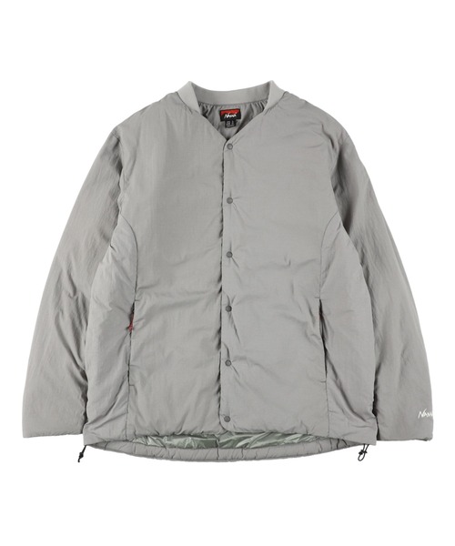 NANGA ノーカラージャケット グレー XL NANGA（ナンガ） ダウンジャケット ダウン NO COLLAR SOFT DOWN