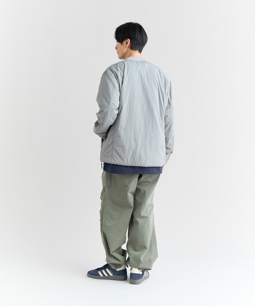 NANGA ノーカラージャケット グレー XL ナイロンタッサー ノーカラージャケット – NANGA ONLINE SHOP