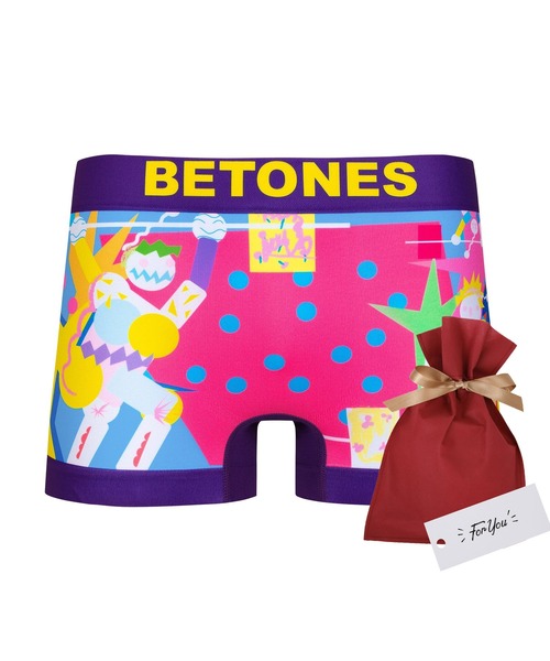 BETONES ボクサーパンツ 「セルフラッピングキット付き」BETONES
