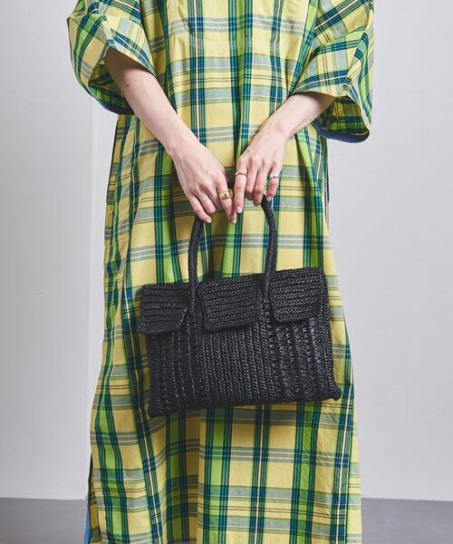 バッグ カゴバッグ <MAISON N.H PARIS(メゾン エヌアッシュ パリ)>RAF DAHLIA ミニ トートバッグ|ZOZOTOWN |01