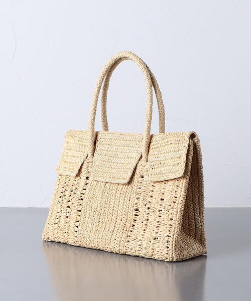 バッグ カゴバッグ <MAISON N.H PARIS(メゾン エヌアッシュ パリ)>RAF DAHLIA ミニ トートバッグ|ZOZOTOWN |03