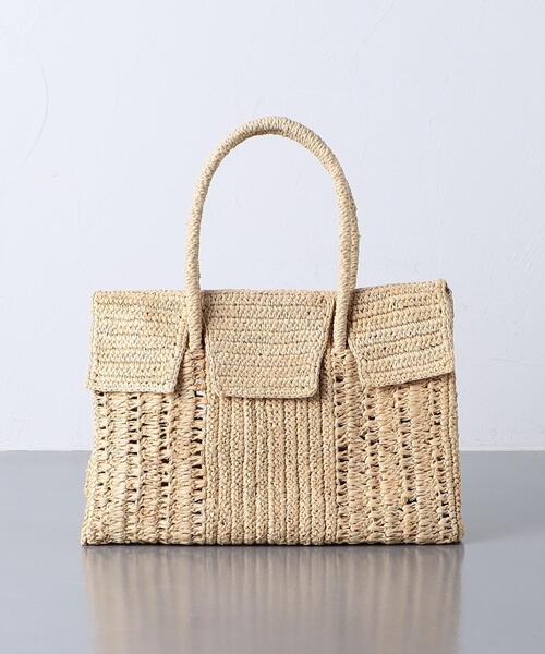 バッグ カゴバッグ <MAISON N.H PARIS(メゾン エヌアッシュ パリ)>RAF DAHLIA ミニ トートバッグ|ZOZOTOWN |11