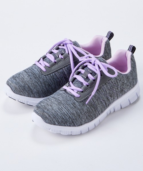 ニッセン（nissen） スニーカー 「ゆったり幅広」超軽量スポーティー