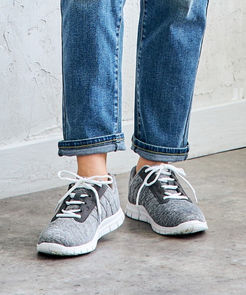 ニッセン（nissen） スニーカー 「ゆったり幅広」超軽量スポーティー