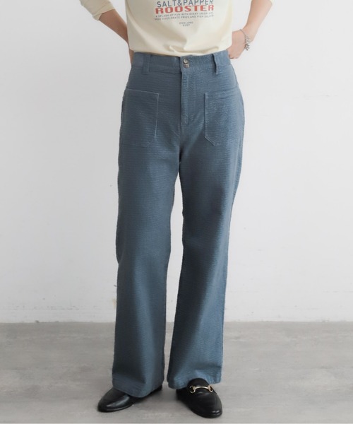 NOMBRE IMPAIR（ノンブルアンペール） パンツ 変形コーデュロイ フレア