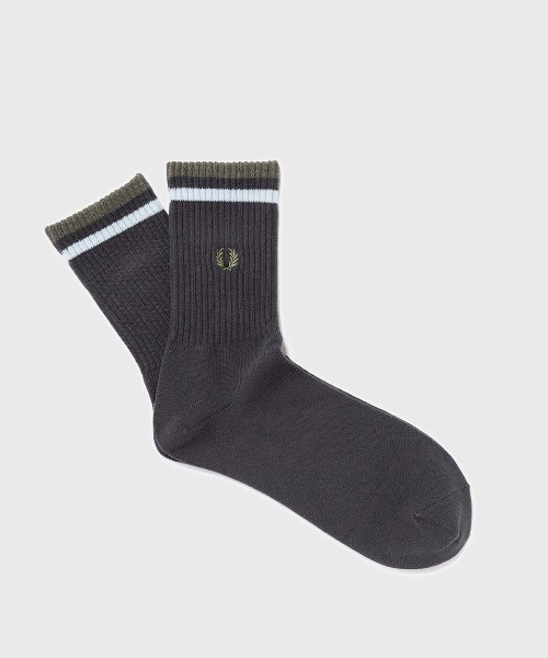 FRED PERRY（フレッドペリー） 靴下 Tipped Short Socks／ティップ