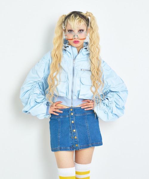 ma1 ma-1 ANNA SUI NYC シャカ2シャーリングショートMA-1 レディース