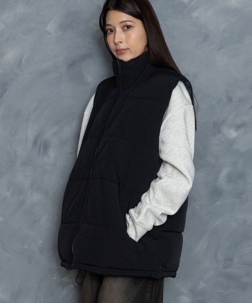 CFG メンズダウンベスト サイズ3 白黒 ビッグサイズ中綿ベスト