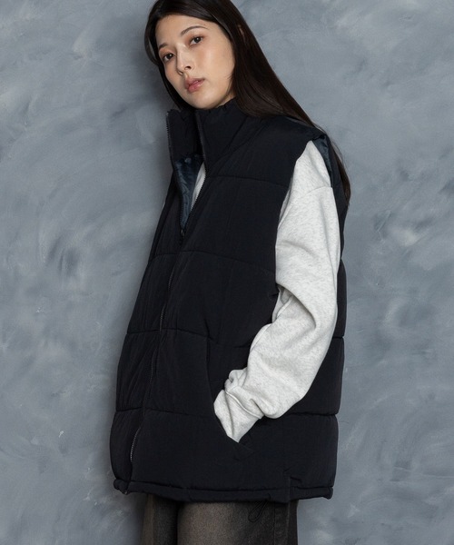 ブラックダウンベスト 38サイズ Starting Over（スターティング オーバー） ダウンベスト ベスト