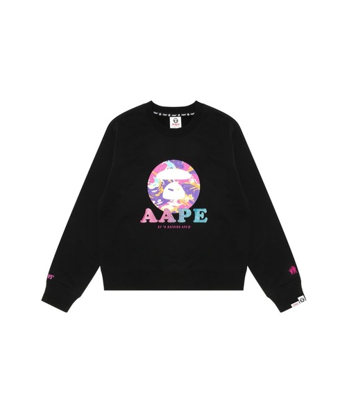 A Bathing Ape リップ柄 トレーナー AAPE BY A BATHING APE トレーナー スウェット CREW NECK SWEAT