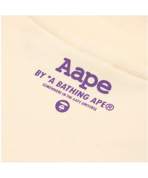 A BATHING APE スウェット レディース xs AAPE BY A BATHING APE トレーナー スウェット CREW NECK SWEAT