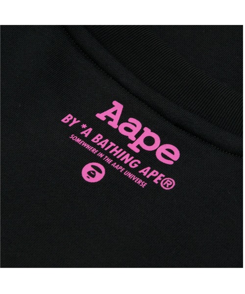 A BATHING APE スウェット レディース xs AAPE BY A BATHING APE トレーナー スウェット CREW NECK SWEAT